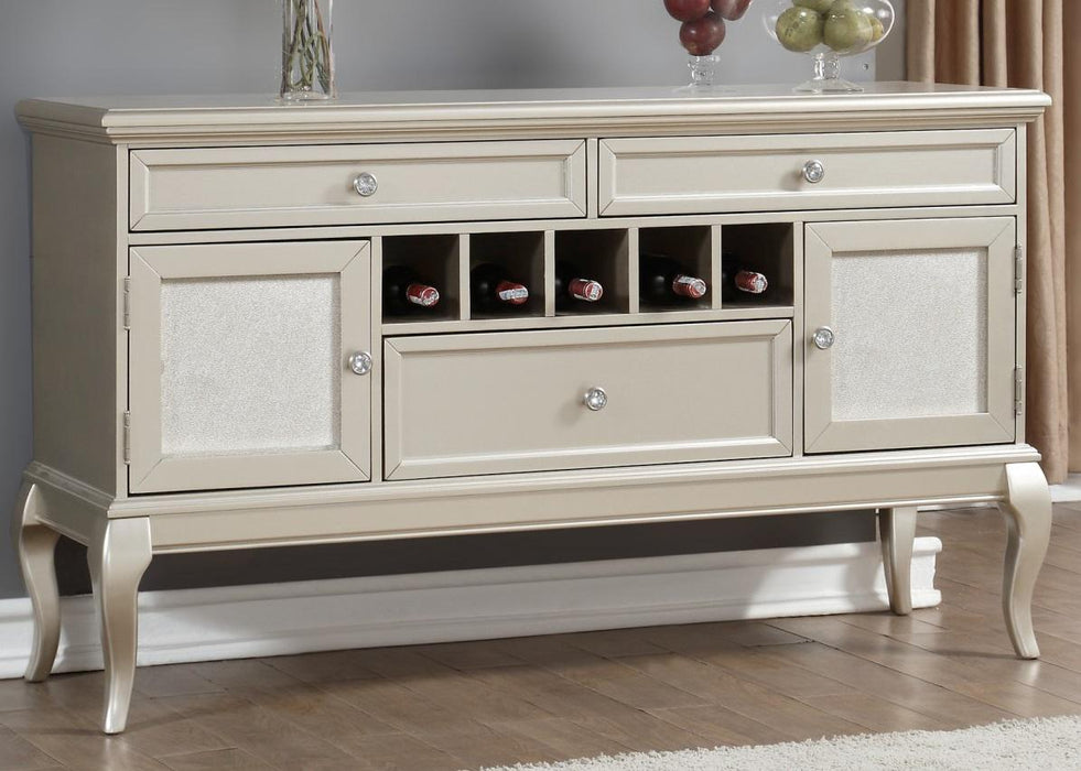 Crawford Buffet/Server in Silver 5546-55 - U&U Home Budget Furniture (Carteret, NJ)