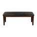 Mantello Bench in Cherry 5547-13 - U&U Home Budget Furniture (Carteret, NJ)