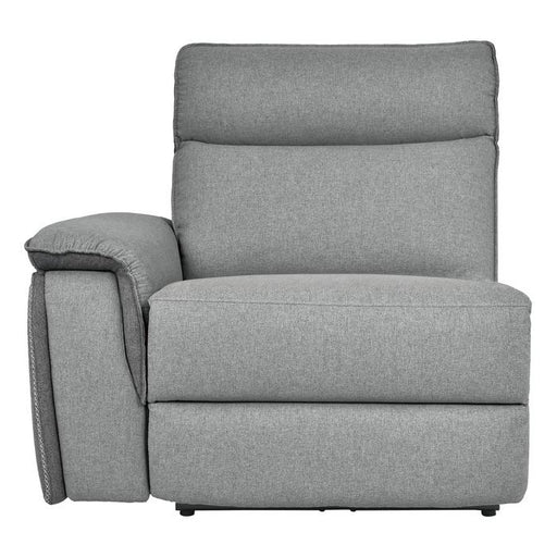 Maroni Power LSF Reclining Chair with Power Headrest and USB Port in Dark Gray/Light Gray 8259-LRPWH - U&U Home Budget Furniture (Carteret, NJ)
