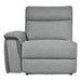 Maroni Power LSF Reclining Chair with Power Headrest and USB Port in Dark Gray/Light Gray 8259-LRPWH - U&U Home Budget Furniture (Carteret, NJ)