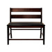 Mantello Counter Height Bench in Cherry 5547-24BH - U&U Home Budget Furniture (Carteret, NJ)