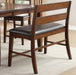Mantello Counter Height Bench in Cherry 5547-24BH - U&U Home Budget Furniture (Carteret, NJ)