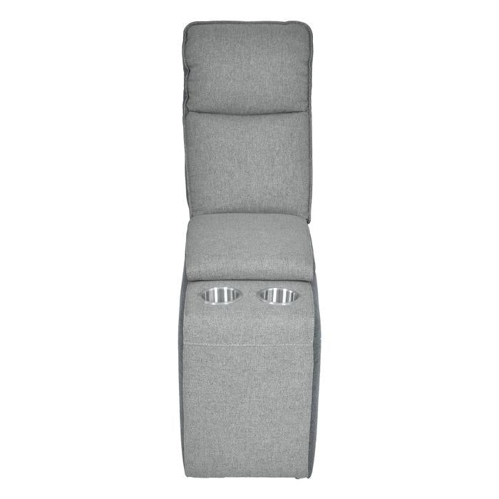 Maroni Console in Dark Gray/Light Gray 8259-CN - U&U Home Budget Furniture (Carteret, NJ)