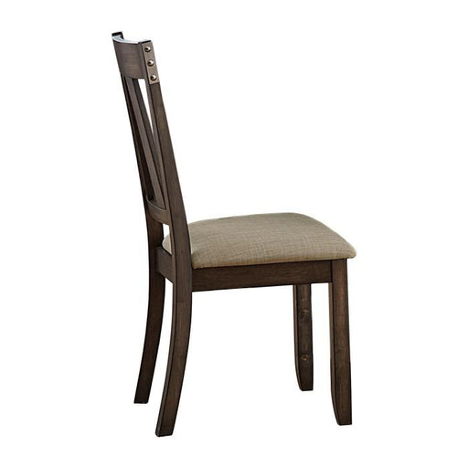 Mattawa Side Chair in Brown (Set of 2) - U&U Home Budget Furniture (Carteret, NJ)