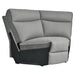Maroni Corner Seat in Dark Gray/Light Gray 8259-CR - U&U Home Budget Furniture (Carteret, NJ)