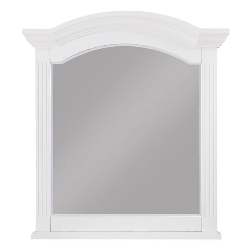 Meghan Mirror in White 2058WH-6 - U&U Home Budget Furniture (Carteret, NJ)