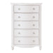Meghan 5 Drawer Chest in White 2058WH-9 - U&U Home Budget Furniture (Carteret, NJ)