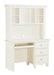 Meghan Writing Hutch/ Desk Set in White 2058WH-14* - U&U Home Budget Furniture (Carteret, NJ)