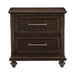 Cardona Nightstand in Driftwood Charcoal 1689-4 - U&U Home Budget Furniture (Carteret, NJ)
