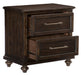 Cardona Nightstand in Driftwood Charcoal 1689-4 - U&U Home Budget Furniture (Carteret, NJ)