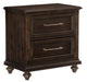 Cardona Nightstand in Driftwood Charcoal 1689-4 - U&U Home Budget Furniture (Carteret, NJ)