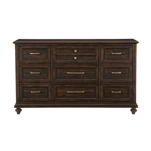 Cardona Dresser in Driftwood Charcoal 1689-5 - U&U Home Budget Furniture (Carteret, NJ)