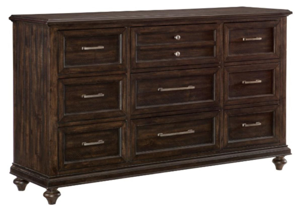 Cardona Dresser in Driftwood Charcoal 1689-5 - U&U Home Budget Furniture (Carteret, NJ)