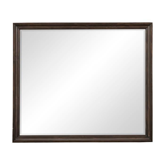 Cardona Mirror in Driftwood Charcoal 1689-6 - U&U Home Budget Furniture (Carteret, NJ)