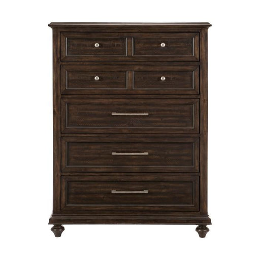 Cardona Chest in Driftwood Charcoal 1689-9 - U&U Home Budget Furniture (Carteret, NJ)