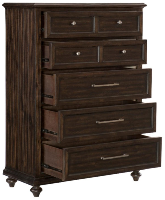 Cardona Chest in Driftwood Charcoal 1689-9 - U&U Home Budget Furniture (Carteret, NJ)