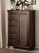 Cardona Wardrobe Chest in Driftwood Charcoal 1689-10 - U&U Home Budget Furniture (Carteret, NJ)