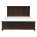 Cardona Queen Panel Bed in Driftwood Charcoal 1689-1* - U&U Home Budget Furniture (Carteret, NJ)