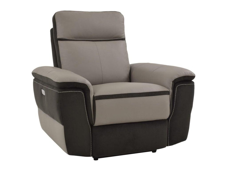 Laertes Power Reclining Chair in Taupe Gray 8318-1PW - U&U Home Budget Furniture (Carteret, NJ)