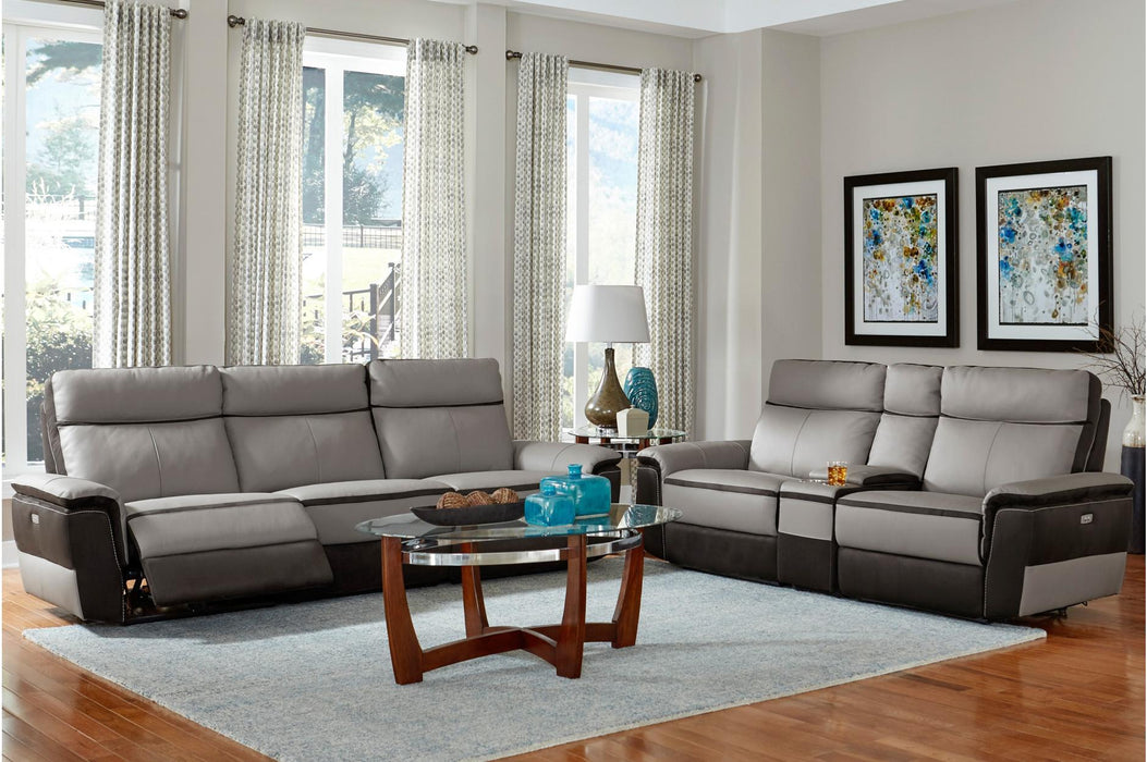 Laertes Left Side Chaise in Taupe Gray 8318-5L - U&U Home Budget Furniture (Carteret, NJ)