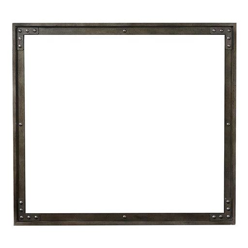 Holverson Mirror in Rustic Brown & Gunmetal 1715-6 - U&U Home Budget Furniture (Carteret, NJ)