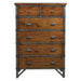 Holverson Chest in Rustic Brown & Gunmetal 1715-9 - U&U Home Budget Furniture (Carteret, NJ)