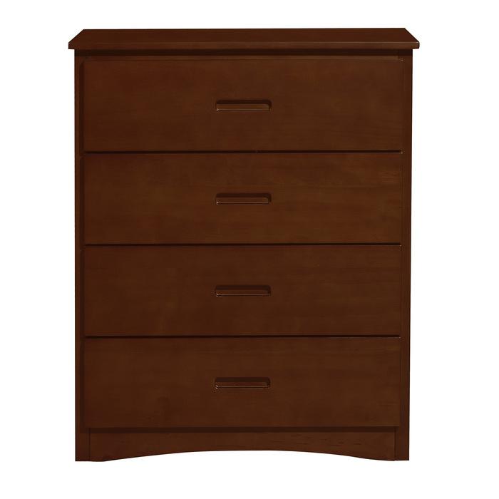 Rowe 4 Drawer Chest in Dark Cherry B2013DC-9 - U&U Home Budget Furniture (Carteret, NJ)