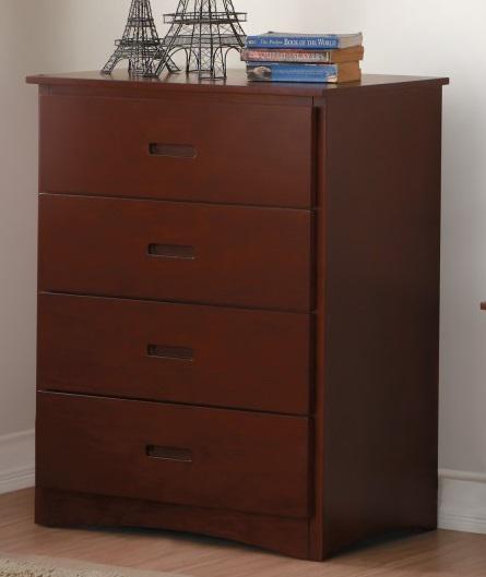 Rowe 4 Drawer Chest in Dark Cherry B2013DC-9 - U&U Home Budget Furniture (Carteret, NJ)