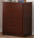Rowe 4 Drawer Chest in Dark Cherry B2013DC-9 - U&U Home Budget Furniture (Carteret, NJ)