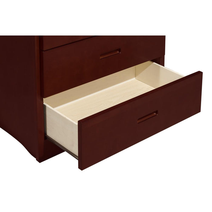 Rowe 4 Drawer Chest in Dark Cherry B2013DC-9 - U&U Home Budget Furniture (Carteret, NJ)