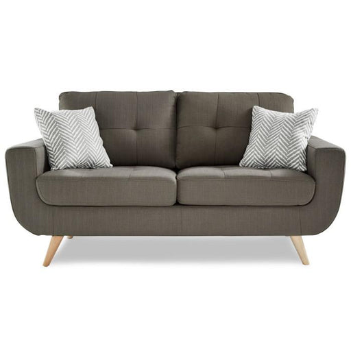 Deryn Loveseat in Gray 8327GY-2 - U&U Home Budget Furniture (Carteret, NJ)