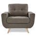 Deryn Chair in Gray 8327GY-1 - U&U Home Budget Furniture (Carteret, NJ)
