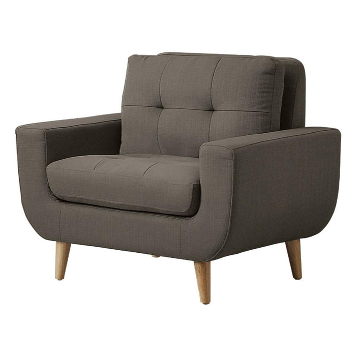 Deryn Chair in Gray 8327GY-1 - U&U Home Budget Furniture (Carteret, NJ)
