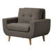 Deryn Chair in Gray 8327GY-1 - U&U Home Budget Furniture (Carteret, NJ)