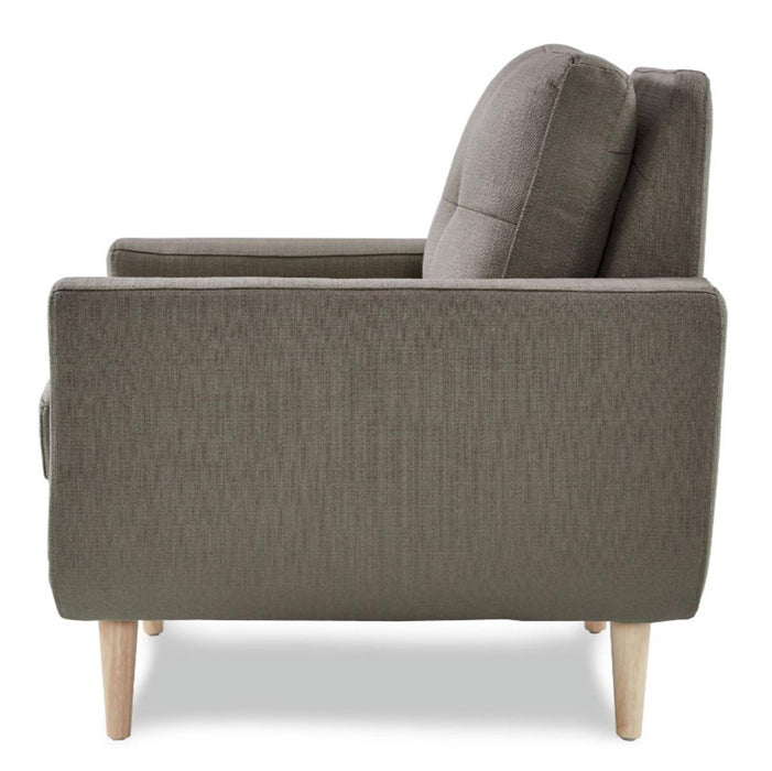 Deryn Chair in Gray 8327GY-1 - U&U Home Budget Furniture (Carteret, NJ)