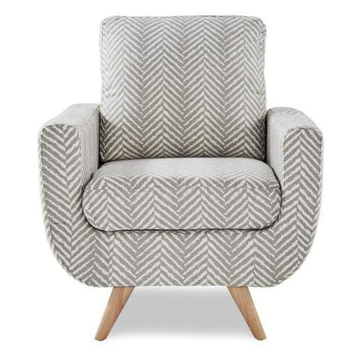 Deryn Accent Chair in Gray 8327GY-1S - U&U Home Budget Furniture (Carteret, NJ)