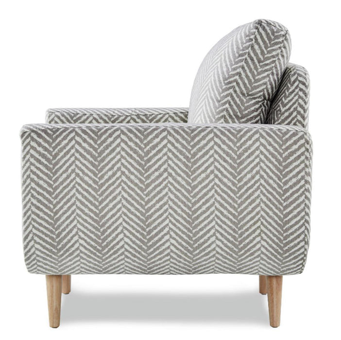 Deryn Accent Chair in Gray 8327GY-1S - U&U Home Budget Furniture (Carteret, NJ)