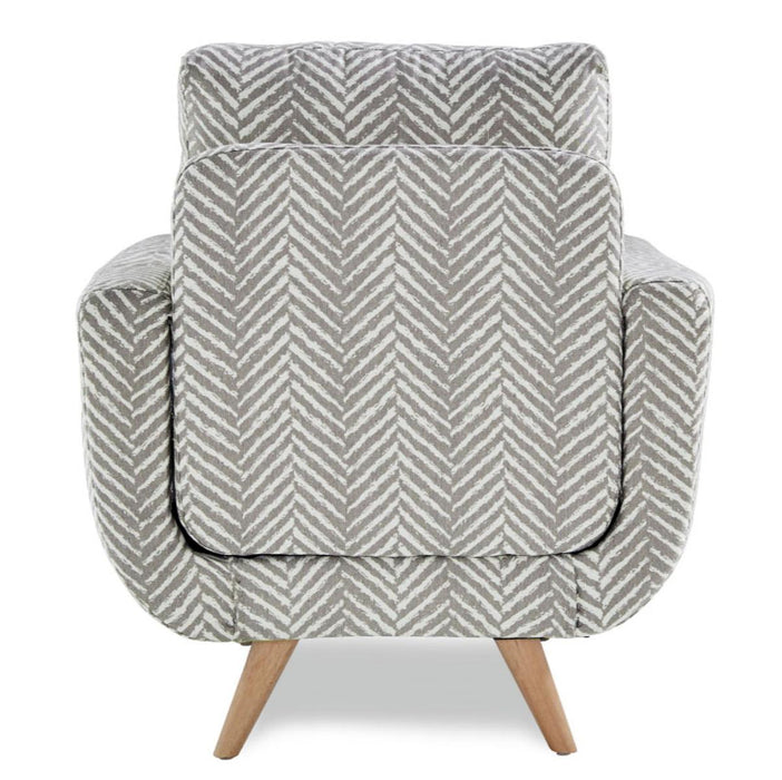 Deryn Accent Chair in Gray 8327GY-1S - U&U Home Budget Furniture (Carteret, NJ)