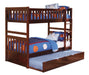 Rowe Twin Trundle in Dark Cherry B2013DC-R - U&U Home Budget Furniture (Carteret, NJ)