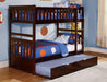 Rowe Twin Trundle in Dark Cherry B2013DC-R - U&U Home Budget Furniture (Carteret, NJ)