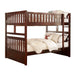 Rowe Full/Full Bunk Bed in Dark Cherry B2013FFDC-1* - U&U Home Budget Furniture (Carteret, NJ)