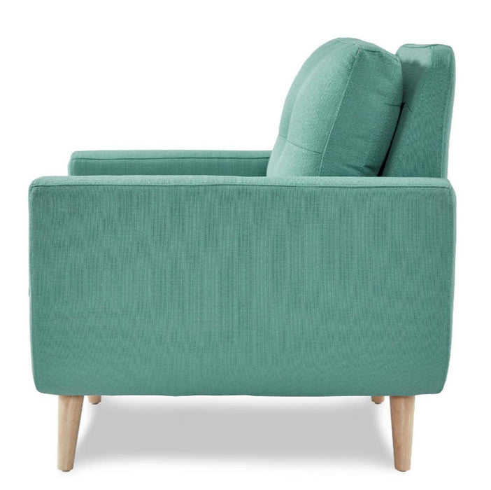 Deryn Chair in Teal 8327TL-1 - U&U Home Budget Furniture (Carteret, NJ)