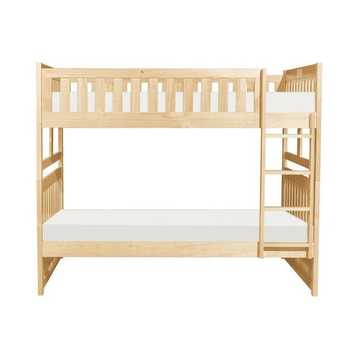 Bartly Full/Full Bunk Bed in Natural B2043FF-1* - U&U Home Budget Furniture (Carteret, NJ)