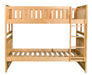 Bartly Full/Full Bunk Bed in Natural B2043FF-1* - U&U Home Budget Furniture (Carteret, NJ)