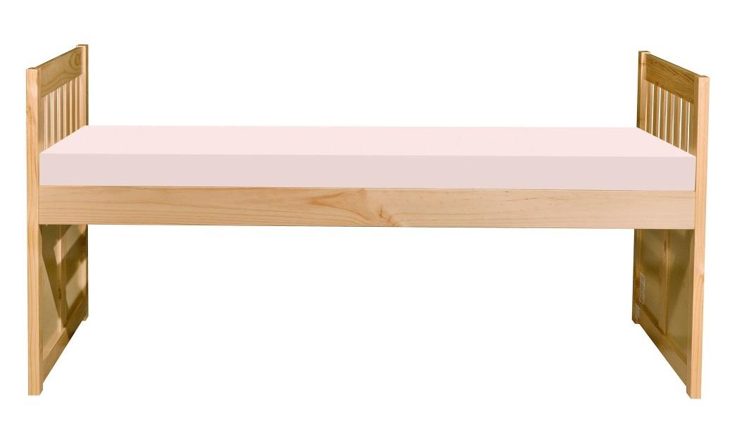 Bartly Twin/Twin Trundle Bed w/ 2 Storage Drawers in Natural B2043PR-1* - U&U Home Budget Furniture (Carteret, NJ)