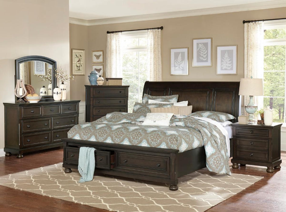Begonia Mirror in Gray 1718GY-6 - U&U Home Budget Furniture (Carteret, NJ)