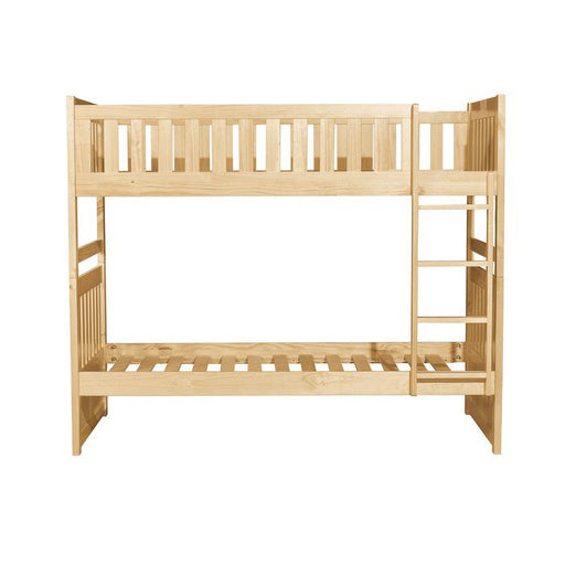Bartly Twin/Twin Bunk Bed in Natural B2043-1* - U&U Home Budget Furniture (Carteret, NJ)