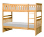 Bartly Twin/Twin Bunk Bed in Natural B2043-1* - U&U Home Budget Furniture (Carteret, NJ)