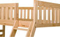 Bartly Twin/Full Bunk Bed in Natural B2043TF-1* - U&U Home Budget Furniture (Carteret, NJ)