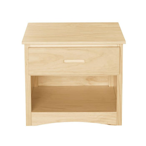 Bartly 1 Drawer Night Stand in Natural B2043-4 - U&U Home Budget Furniture (Carteret, NJ)